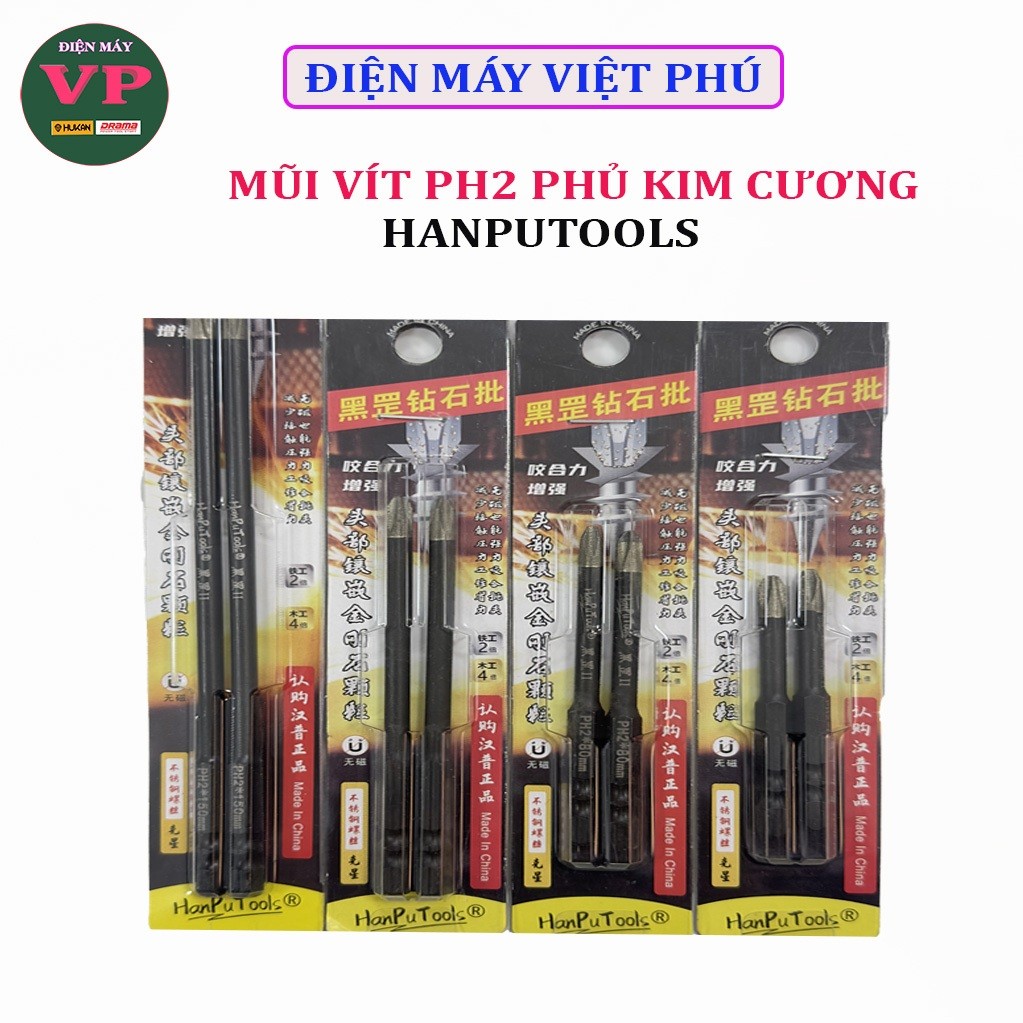 Haputools Mũi Vít Phủ Kim Cương Nhân Tạo chất lương cao