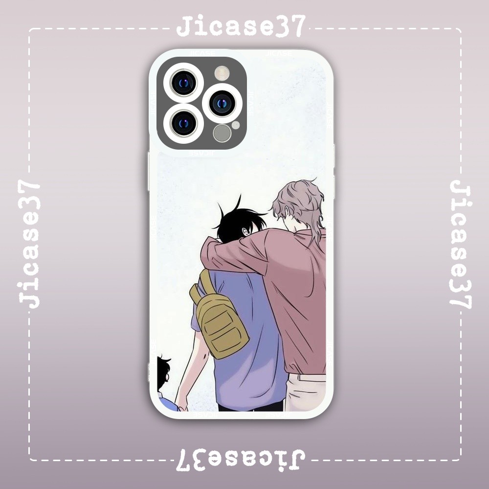Ốp lưng iPhone Cạnh Vuông Samsung Xiaomi Oppo Manhwa boylove Low tide Đêm bên bờ biển nhân vật Tae J