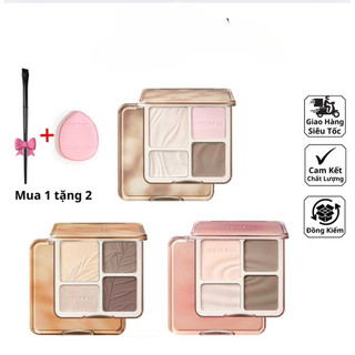 Bảng phấn bắt sáng và tạo khối 4 ô JUDYDOLL Highlight & Contour Palette 9g 