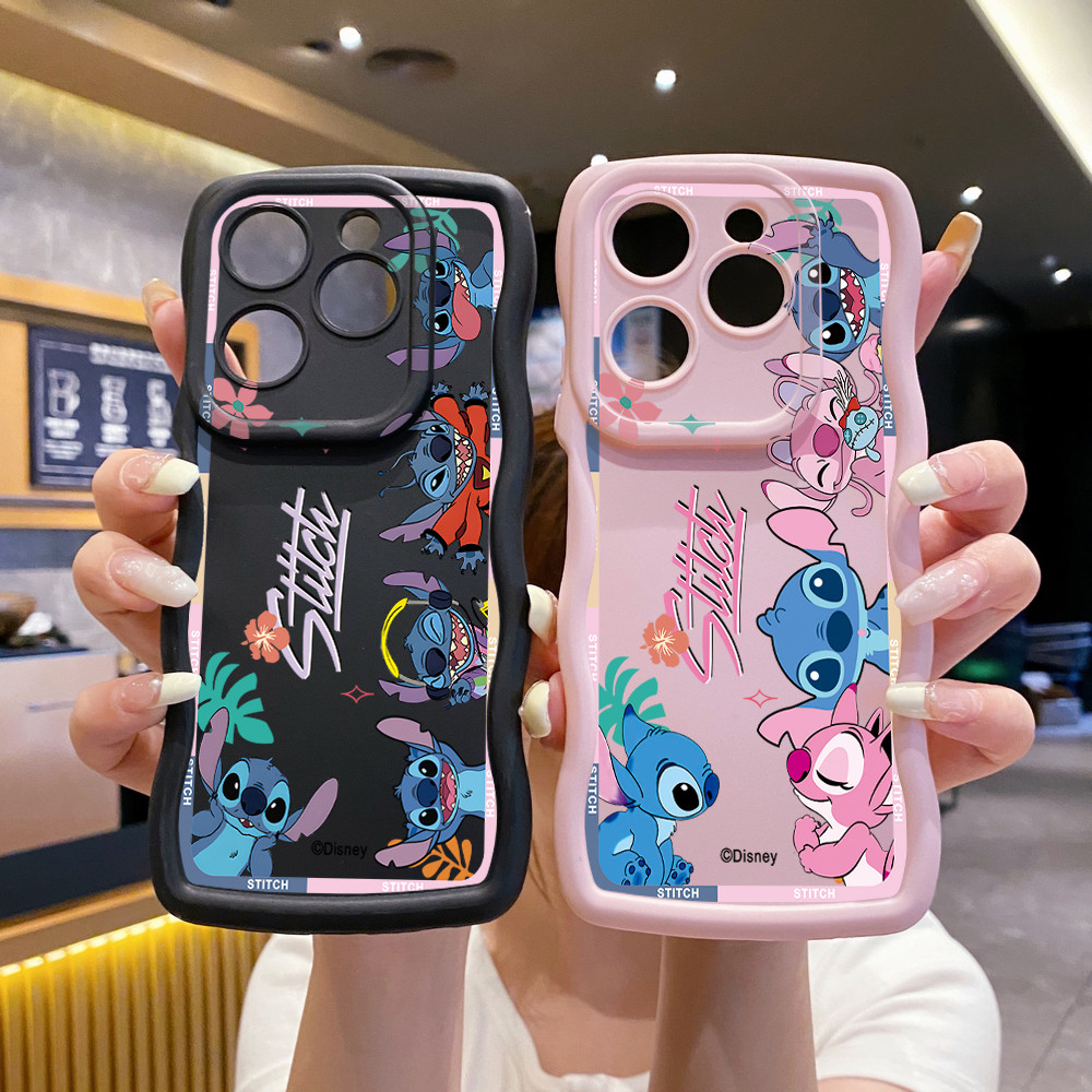 Dành Cho ITEL A70 A60 S23 Plus P40 A04 Vỏ Điện Thoại Sóng Khâu Dễ Thương Chống Rơi