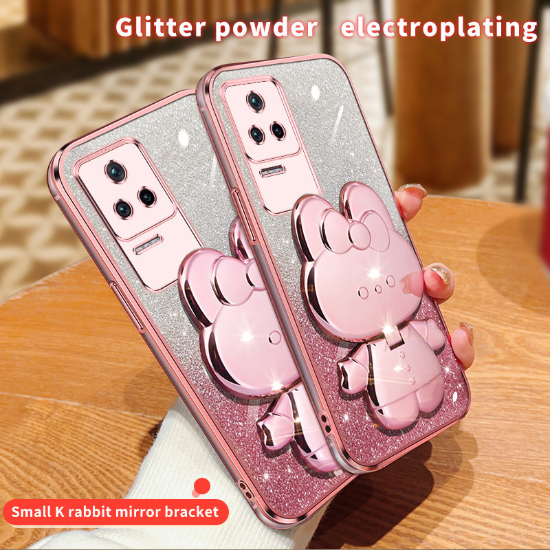 Dành Cho Xiaomi Redmi K40S Ốp Lưng Mạ Điện Chống Sốc Cho Redmi K40S Vỏ Điện Thoại Đứng