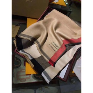 Hàng Mới Về Thời Trang Cao Cấp Thương Hiệu Nữ Khăn Dài Cổ Điển Họa Tiết Kẻ Sọc Nữ Cotton Chống Nắng Khăn Choàng Cổ Điển Khăn Choàng Và Quấn Hijabs Khăn Đi Biển Phụ Kiện Chất Lượng Cao