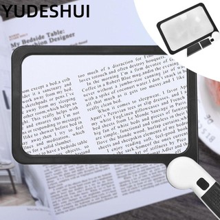 YUDESHUI Kính lúp chiếu sáng, 48 đèn LED Kính lúp 5X, Đèn lạnh và ấm chuyên nghiệp Tay cầm gấp Kính đọc sách cầm tay dành cho người cao tuổi đọc sách