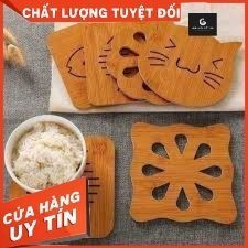 ❤️giá sỷ❤️ miếng gỗ lót nồi, cốc nhà bếp❤️giá siêu tốt❤️