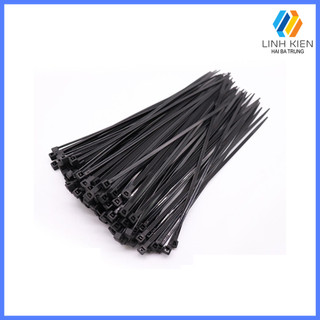 [Có sẵn] Dây thít màu đen (100 chiếc)