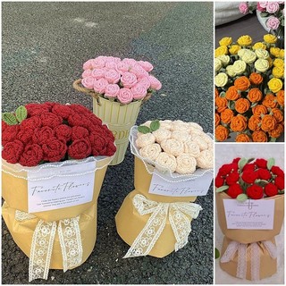 Diy Handmade Móc Hoa Hồng Bó Hoa Nhân Tạo Nhiều Màu Sắc Hoa Lãng Mạn Bạn Gái Quà Tặng Đồ Dùng Cưới