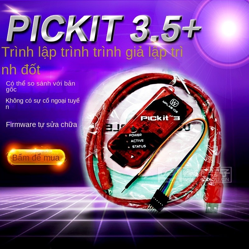 Mạch Nạp PICKIT3 kit3.5+ có ICD2 nạp cho vi điều khiển PIC PIC KIT3 PIC kit3.5 Lập trình viên Trình 