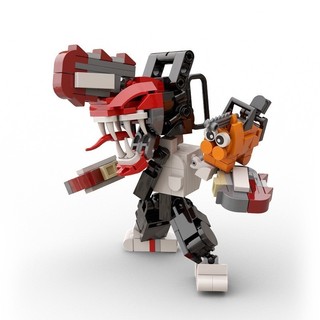 Pochita Chainsaw Man Khối xây dựng Denji và Pochita Khối xây dựng