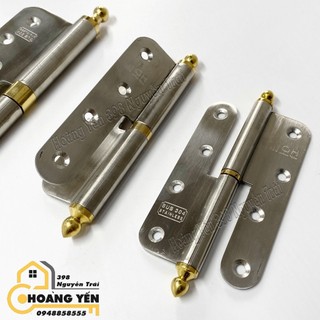 Bản lề cối inox 304 đầu đồng số 2/ số 5/ số 9, số 12, Bản lề cối cửa gỗ đầu nhọn, Bản lề cửa sổ, cửa đi, cửa thông phòng