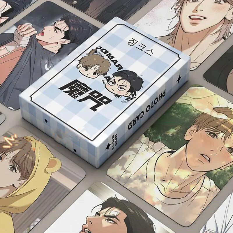 55 Cái / hộp Hàn Quốc BL Manwha Spell Jinx Flash Laser Photocard Lomo Card