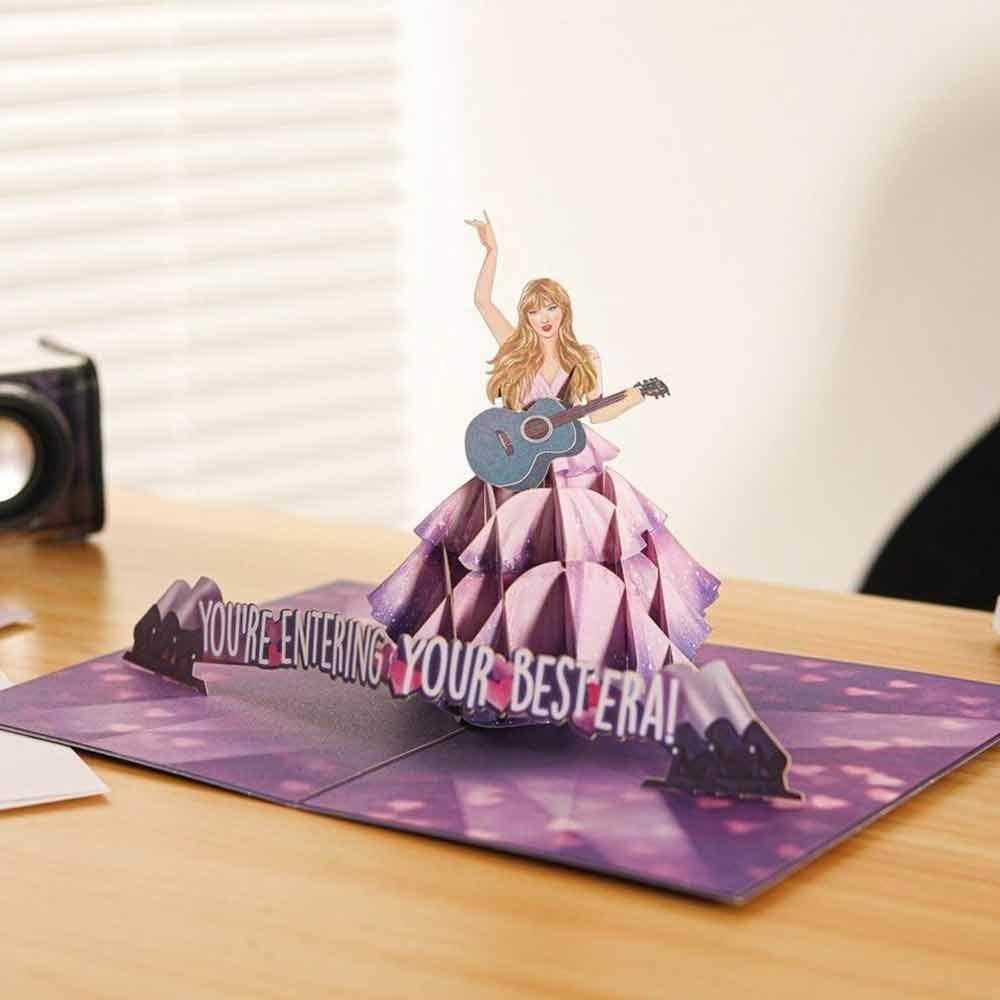 Taylor Swift Birthday Card, 3D Pop up Happy Birthtay Card, Birthday Card
