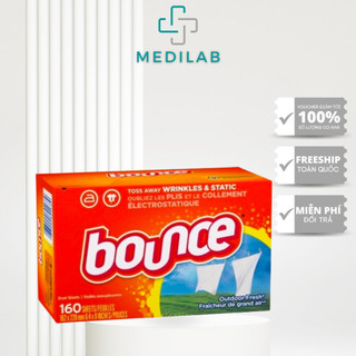 GIẤY THƠM BOUNCE 160 TỜ Mẫu Mới - Giúp thơm quần áo