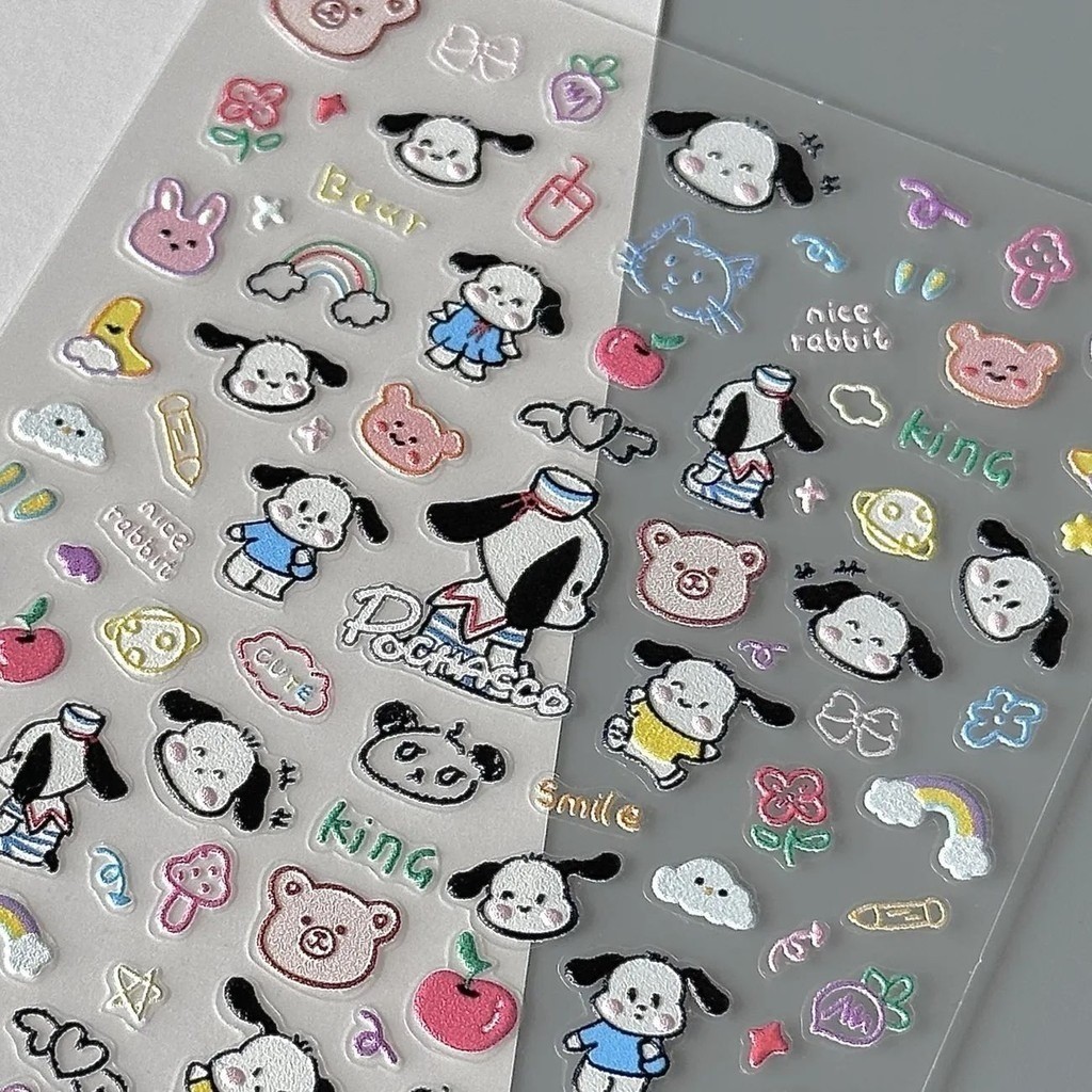 Phim hoạt hình Crayon Shin-chan Loopy Capybara Nhãn dán trang trí dễ thương Nhãn dán móng tay PVC | BigBuy360 - bigbuy360.vn