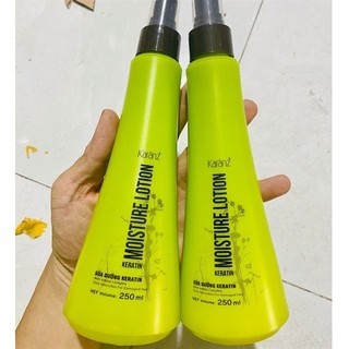 Xịt Dưỡng tóc Collagen Keratin karanz phục hồi tóc hư tổn 250ml