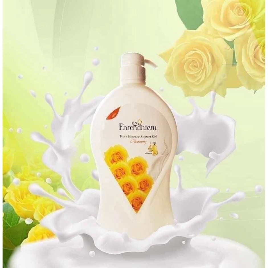 CHAI 1200ML SỮA TẮM HƯƠNG NƯỚC HOA ENCHENTEUR THÁI LAN SANG TRỌNG