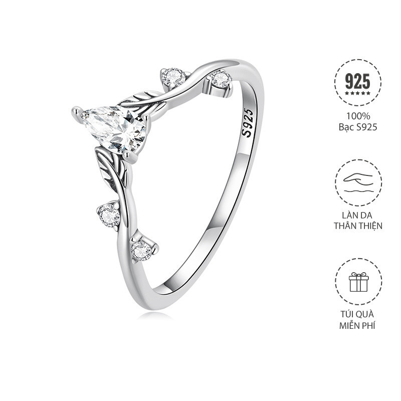 Simple Zircon Finger Rings For Women and Couple Fashion Jewellery