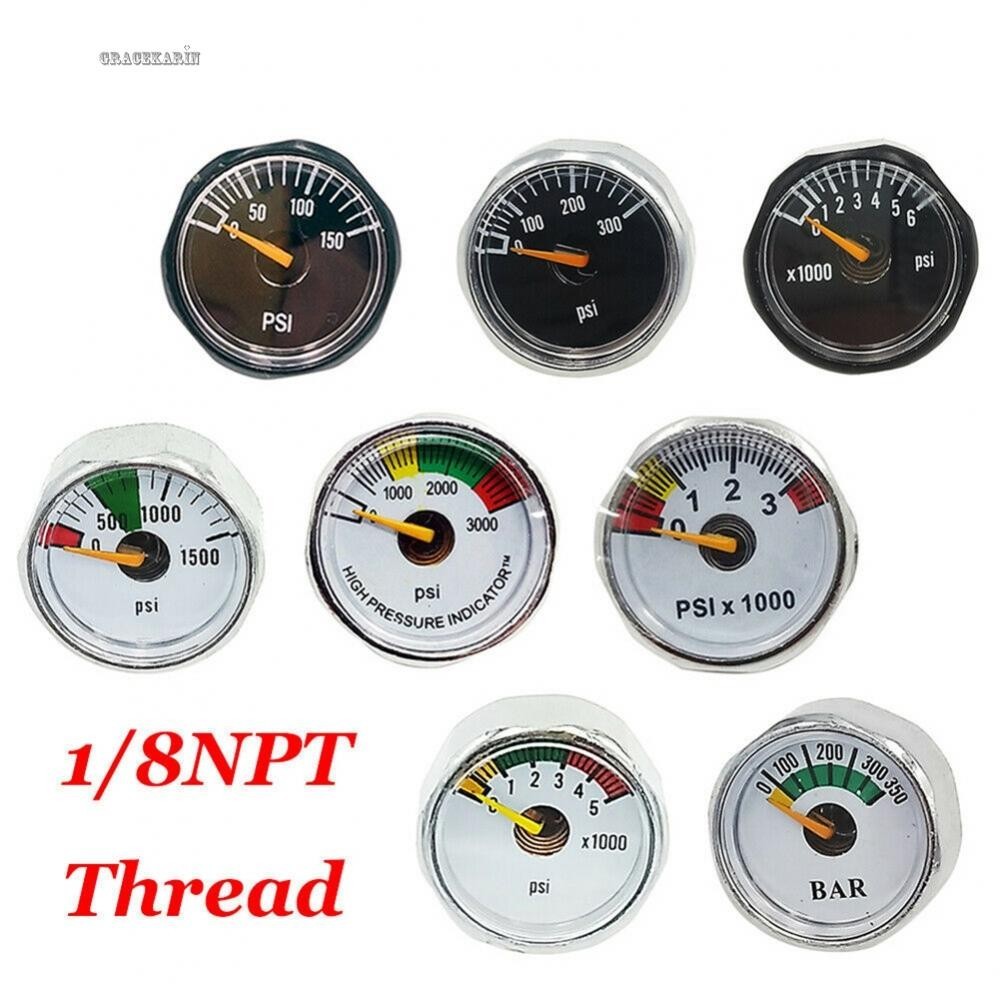Paintball Air Torch PCP Barometer Mini-Manometer 1 / 8 NPT Phụ tùng thay thế