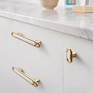 Tủ Quần Áo Kéo Hiện Đại Đơn Giản Ánh Sáng Sang Trọng Tủ Vàng Tay Nắm Cửa Ngăn Kéo Tủ Bếp Cao Cấp Nhỏ Kéo