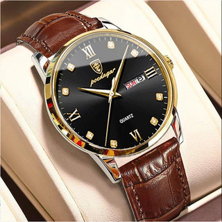 Đồng hồ đeo tay Bodaga 856 chống thấm nước Lịch phát sáng Đồng hồ nam Đồng hồ đeo tay thạch anh siêu mỏng Đồng hồ đeo tay doanh nhân Đồng hồ nam thời trang