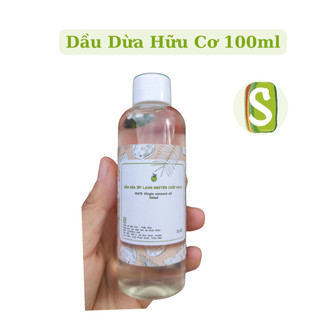 Dầu dừa ép lạnh nguyên chất 100ml - Tinh dầu dừa hữu cơ ép lạnh sinh dược 100% tự nhiên