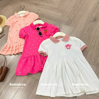 Váy polo cộc tay siêu xinh cho bé