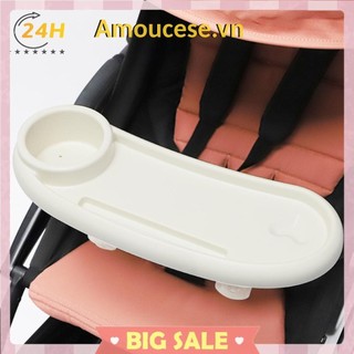 Xe đẩy 3 trong 1 Hộp đựng đồ ăn nhẹ và đồ uống chống trượt cho phụ kiện xe đẩy