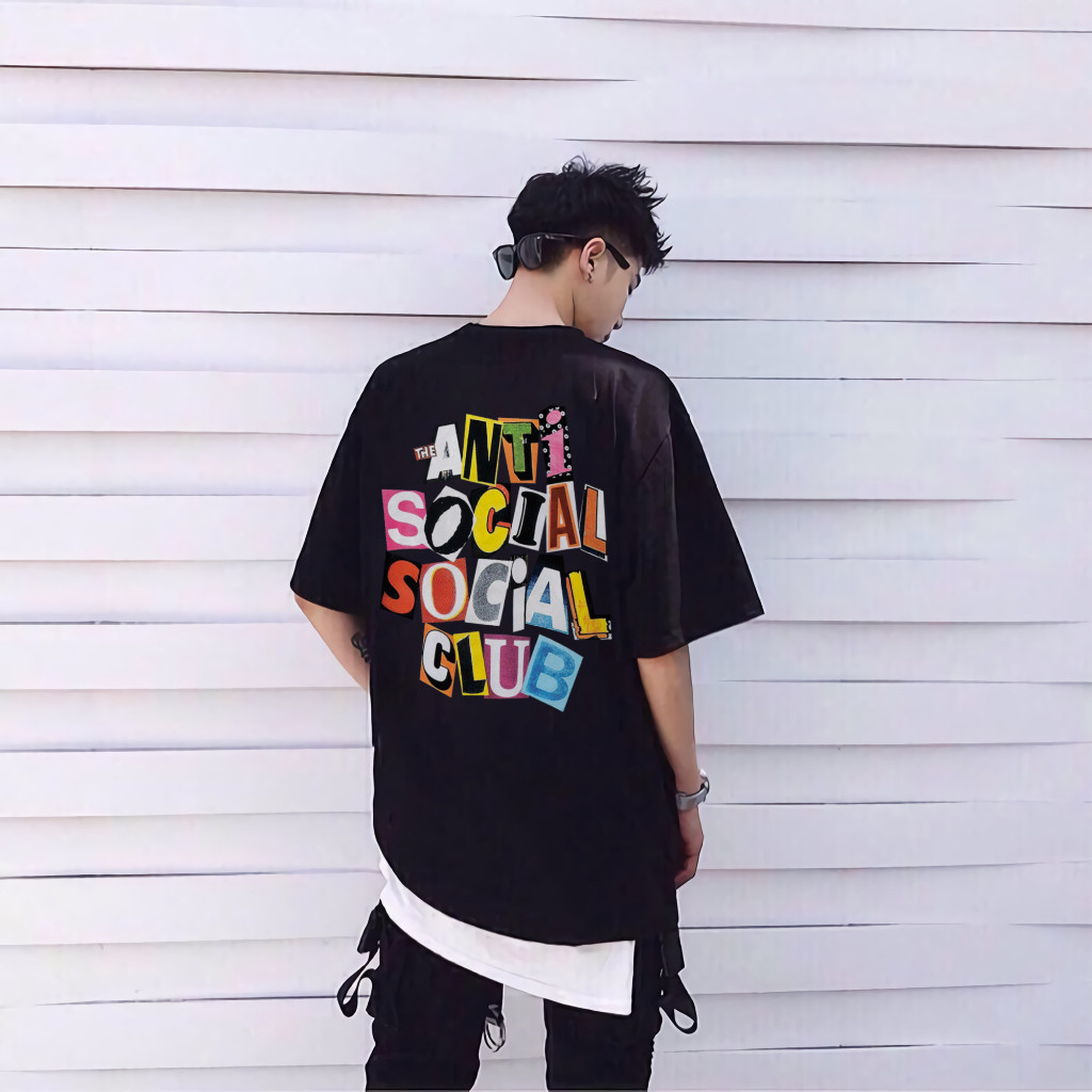 【HOT】 Áo thun anti social social club sticker - Mỹ Tú Store