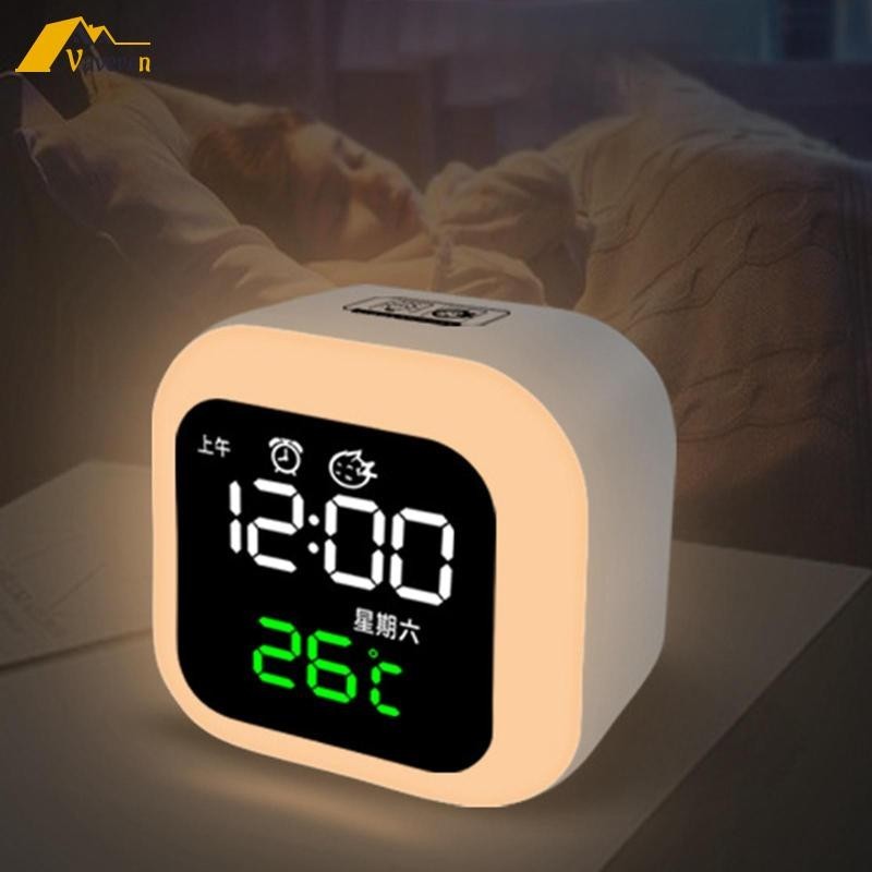 Đồng Hồ Báo Thức Điện Tử Để Bàn Có Đèn LED