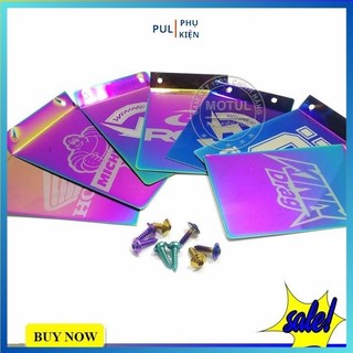 Miếng che phuộc kim loại cho xe máy Exciter/Winner... màu titan bền đẹp
