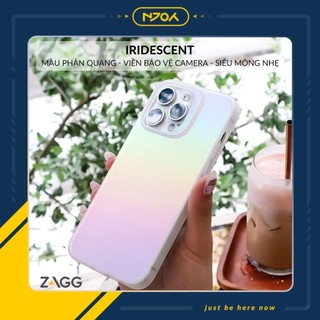 Ốp Lưng Cao Cấp Siêu Mỏng Phản Quang Đổi Màu Lưng Nhám Cho Điện Thoại iPhone 13 14 15 16 Pro Max ZAGG Njoyshop