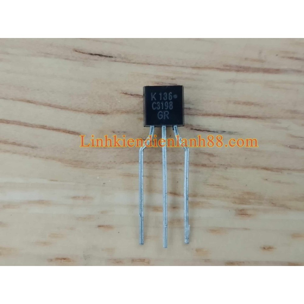 (20 con) C3198 2SC3198 NPN Transistor 0.15A 60V TO-92 chính hãng KEC chân đồng đóng dây