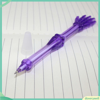 {Doverywell} Bút bi sấy nhanh 3 chiếc Bộ bút bi ngón tay Skeleton Nhanh khô thoải mái Grip Đồ dùng văn phòng phẩm trường học