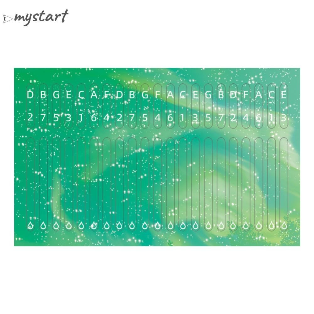 [Mystart.vn] 21 Key Kalimba Note Sticker PVC Eye-Catching Kalimba Scale Sticker dành cho người mới bắt đầu