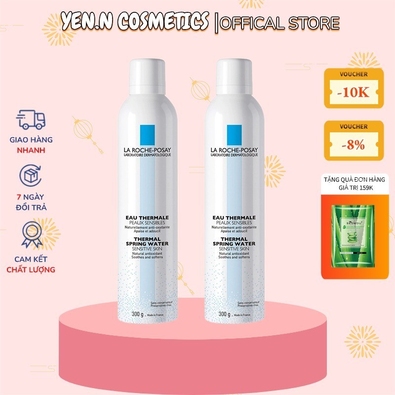 xịt khoáng la roche posay 300ml toner la roche posay cho da dầu mụn Cấp Dưỡng Ẩm Dưỡng Da Làm Sạch Dịu Da La Roche Posay