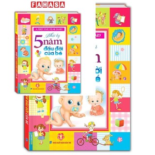 Sách a first five-year diary - nhật ký 5 năm đầu đời của bé - bìa cứng