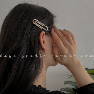 Kẹp tóc ngọc trai pháp kẹp tóc kẹp tóc nữ nổ kẹp tóc