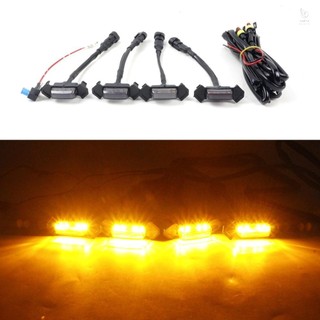 Bộ đèn LED lưới tản nhiệt ô tô Đèn chạy ban ngày Phụ kiện sửa đổi ô tô