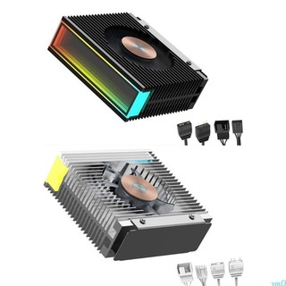 Yml3 m 2 2280 nvme ssd tản nhiệt hợp kim nhôm tản nhiệt tản nhiệt tản nhiệt argb tháp tản nhiệt làm mát quạt làm mát