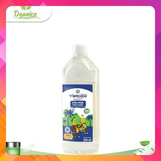 Dầu dừa vietcoco- nấu ăn - dưỡng tóc , dương da 250ml uy