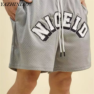 Quần short nam YAZHINIAO kiểu Mỹ retro hợp thời trang thể thao nhanh khô cỡ lớn in quần short đi biển