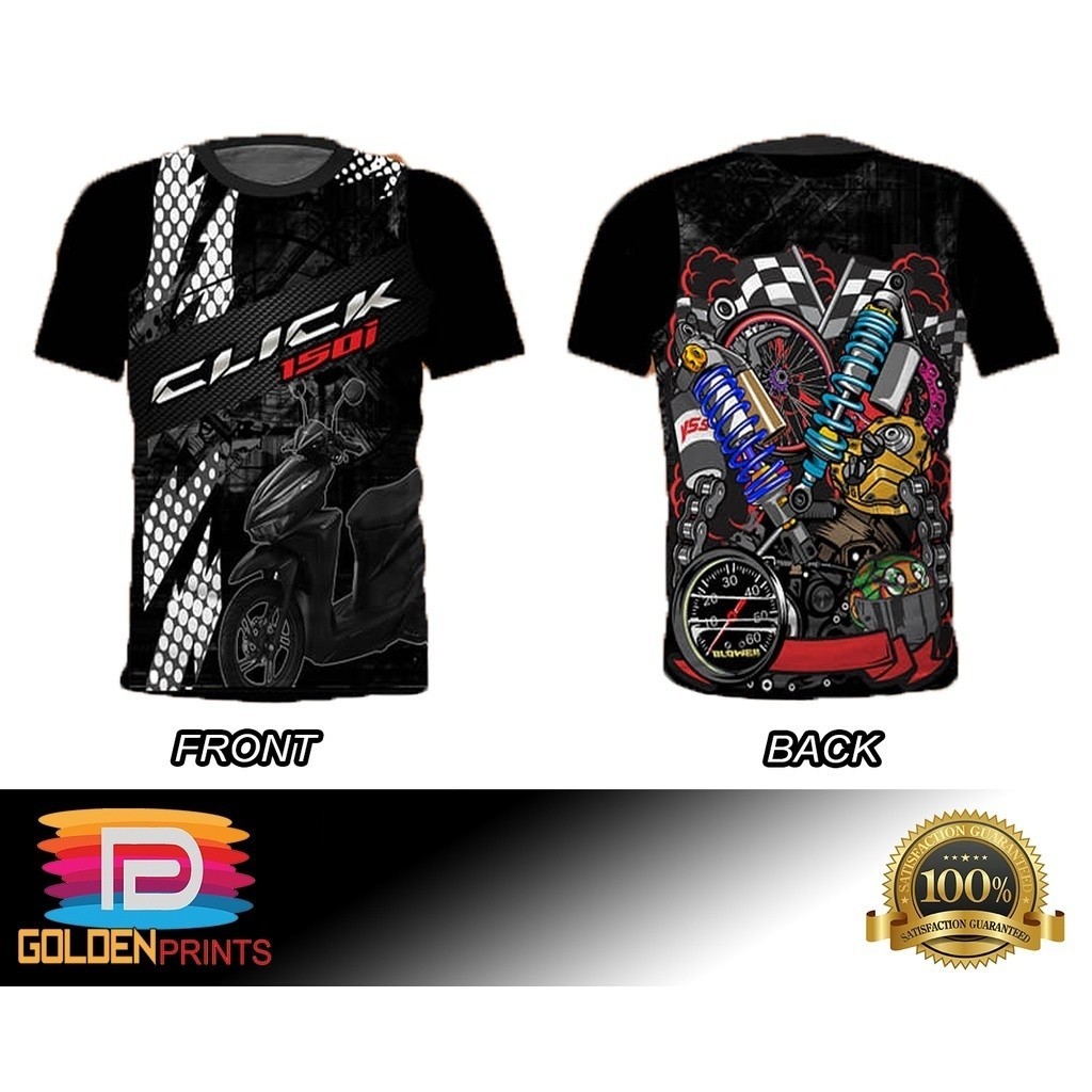 Áo THUN HONDA CLICK FULL SUBLIMATION PHIÊN BẢN 1 áo sơ mi