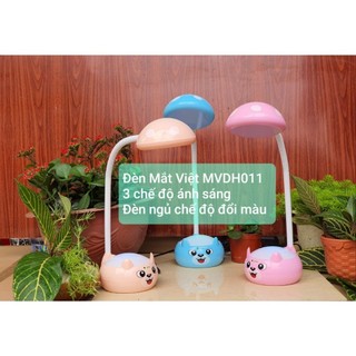 Đèn học chống cận mắt việt dmv011 - 3 chế độ ánh sáng - bóng ngủ đổi màu