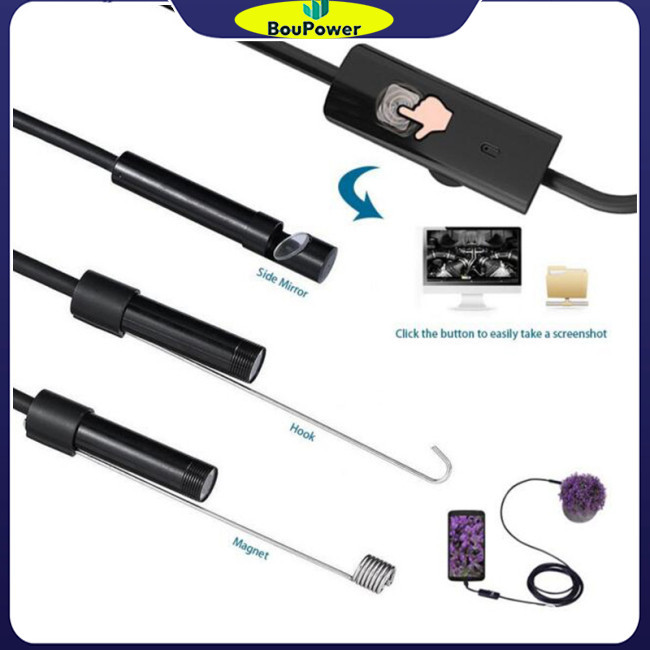 Camera nội soi BouPower 6leds 5.5mm Linh hoạt Ip67 Micro Usb kiểm tra Borescope Camera | BigBuy360 - bigbuy360.vn