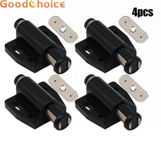 Latch 4Pcs Cabinet Doors Cupboard Doors Plastic+iron Pressure Push To Open