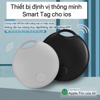 Thiết bị định vị smart tag gps tìm kiếm xác định vị trí đồ vật không cần mạng định vị cho ip ios sử dụng pin cr2032