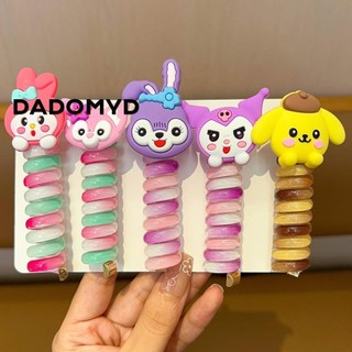 DADOMYD Dây Cột Tóc Dạng Xoắn Lò Xo Độc Đáo Cho Nữ