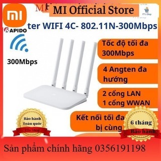 Bộ phát wifi router 4c xiaomi modem wifi xiaomi 4c, 4 râu router r4cm, cúc phát wifi, bộ swtich