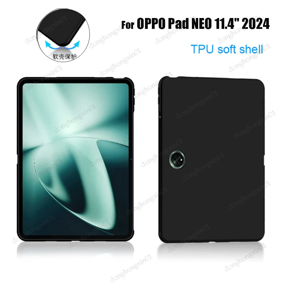 Dành Cho Oppo Pad Neo 11.4 "2024 OPD2302 / OPD2303 Ốp điện thoại Silicon Mềm TPU Cho Oppo Pad Neo Má