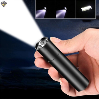 Đèn pin led mini siêu sáng sạc usb bỏ túi tiện dụng ykd