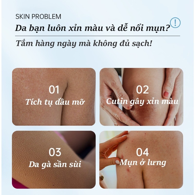 Tẩy tế bào chết toàn thân tẩy tế bào chết toàn thân 350ml làm sạch cơ thể, tẩy tế bào chết, làm trắng da tông màu | BigBuy360 - bigbuy360.vn